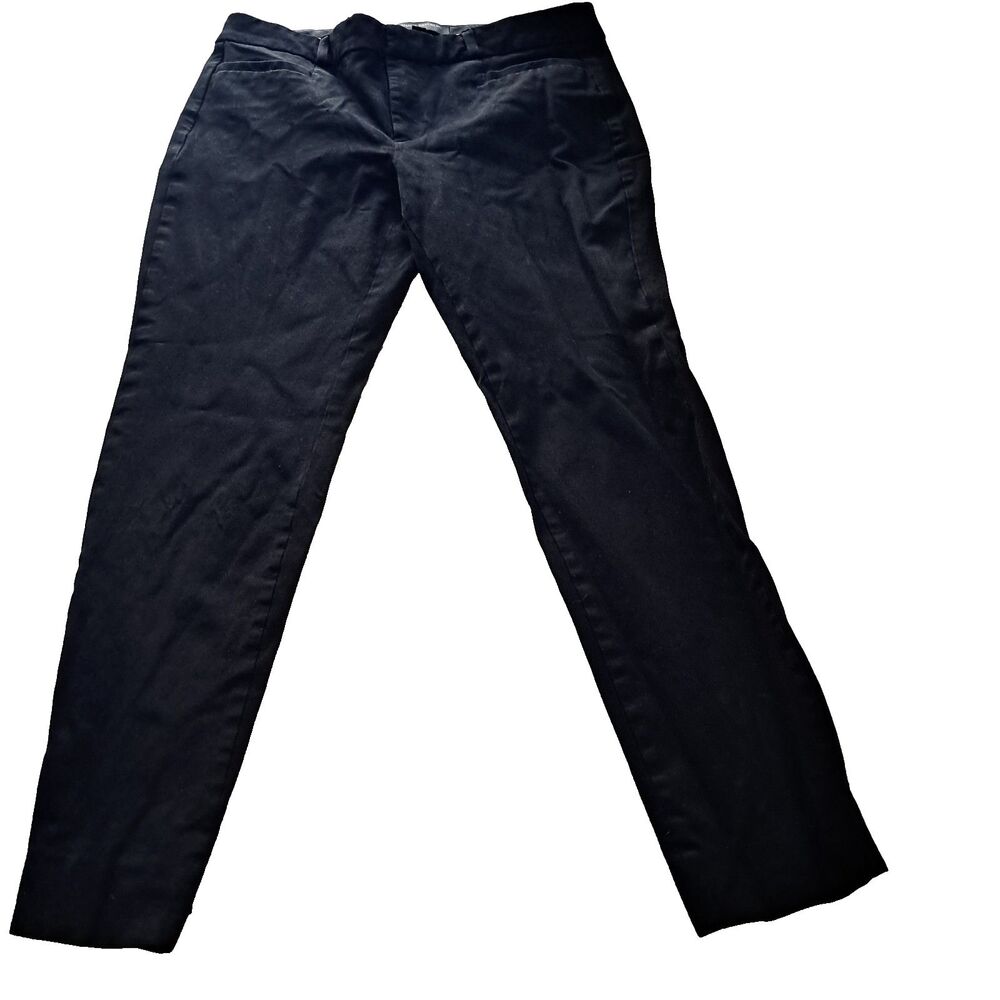 Banana Republic Pants Sloan Slim Ankle Womens Size 6 Black Mid Rise